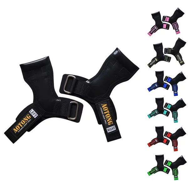 Cross-border fitness rubber hand guards, non-slip, wear-resistant, adjustable protective gear for squats and deadlifts, wholesale