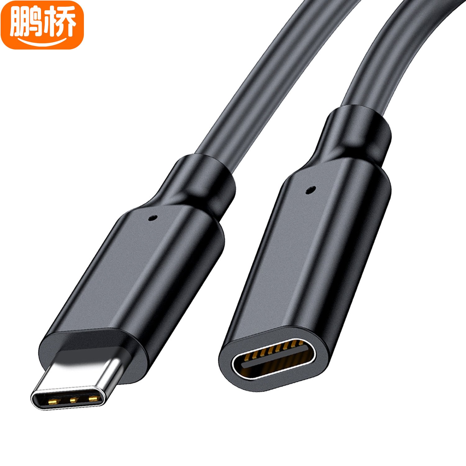 Cable de Extensión Type-C Macho a Hembra 20Gbps USB3.2 8K de Aleación de Aluminio
