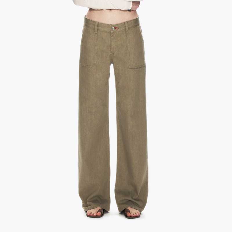 Mid-low waist straight pocket sand-colored jeans, loose fit, slimming, height-enhancing, drapey casual pants, high-end stylish pants for women Mid-low waist straight pocket sand-colored jeans, loose fit, slimming, height-enhancing, drapey casual pants, high-end stylish pants for women