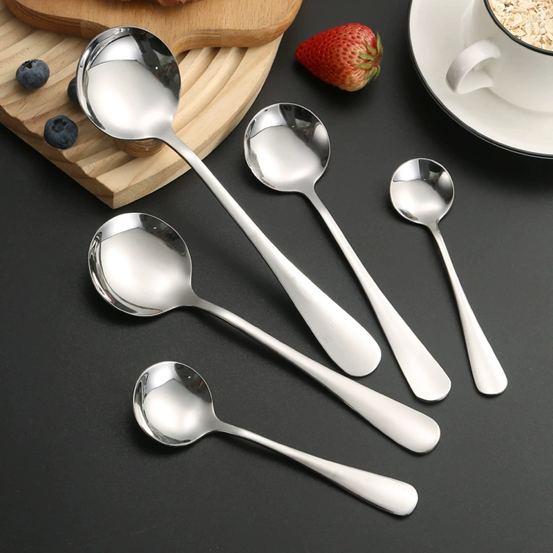 Tableware stainless steel, set for hotel