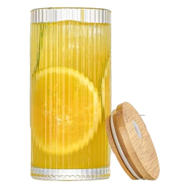 Amazon 12oz patrón vertical taza de vidrio leche taza de café jugo cola bebida taza cóctel Whisky copa de vino