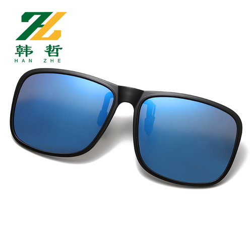 New clip-on polarized sunglasses, lightweight hanging mirrors, driver's sunglasses, night vision glasses, driving, fishing, myopia clip-on