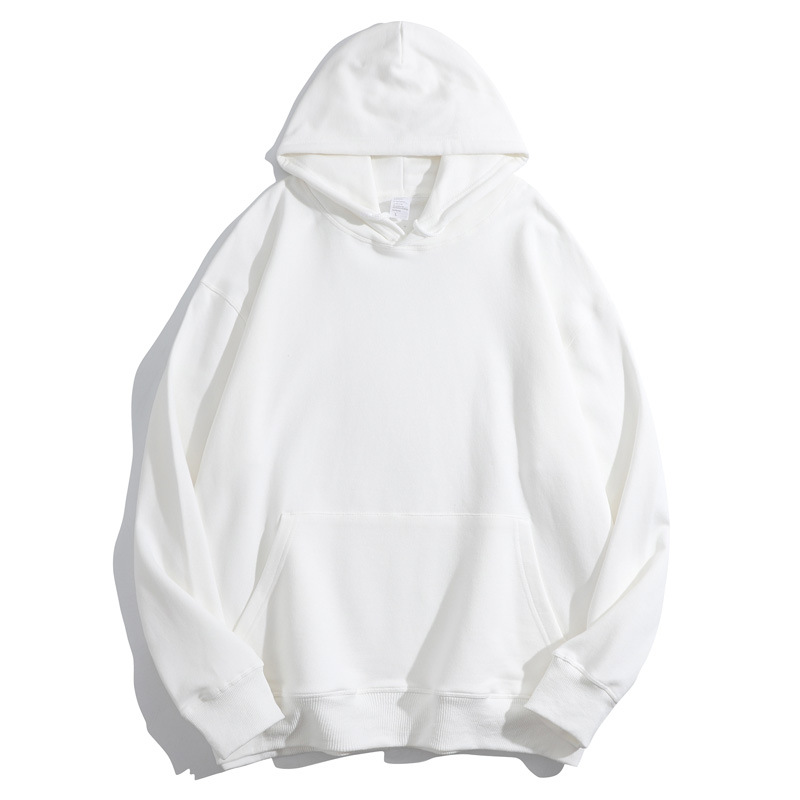 Hombres pesado engrosada suéter con capucha nuevo color sólido algodón suelto ameikaji HOODIE abrigo otoño capucha