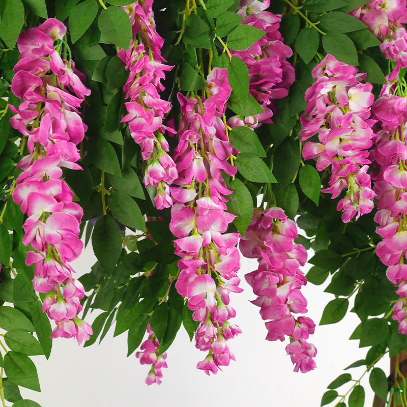 Wisteria flower fake flower rattan ceiling vine hanging flower…