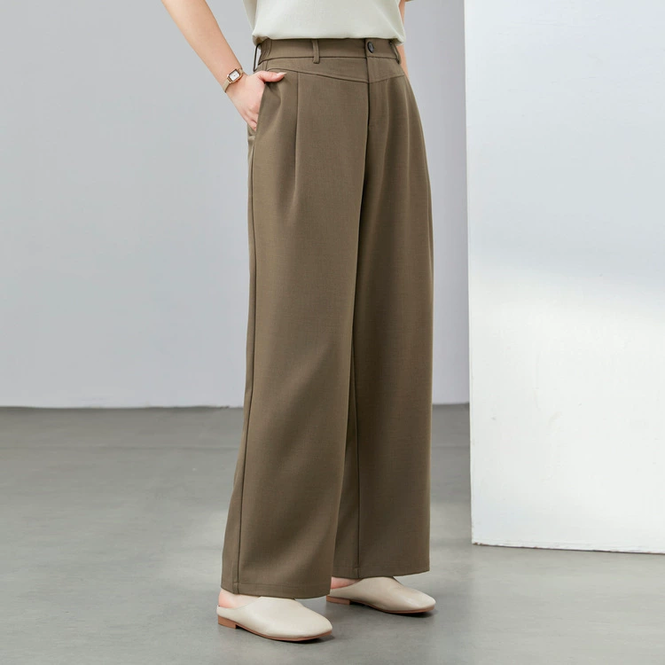 [Простой и удобный, чтобы покрыть мясо, дикие тонкие штаны] Funny Show большой размер женский толстый mm2025 весенний новый