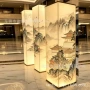 书房发光立方体新品柱灯
