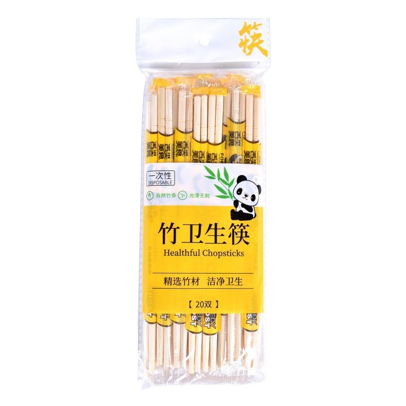 Disposable Chopsticks Large Batch Split Fast Food Chopsticks Independent Packaging Disposable Chopsticks Takeaway Round Bamboo Chopsticks Wholesale