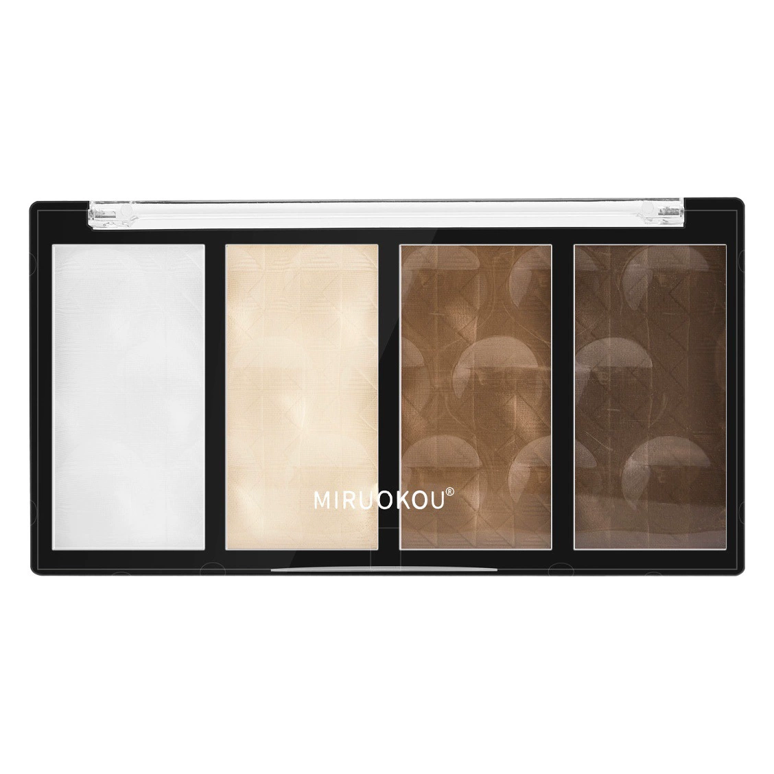 Miroko Beauty Четырехцветная восстанавливающая пудра для торта Румяна V подсветка лица осветляющая натуральные трехмерные боковые тени для век для носа пудра