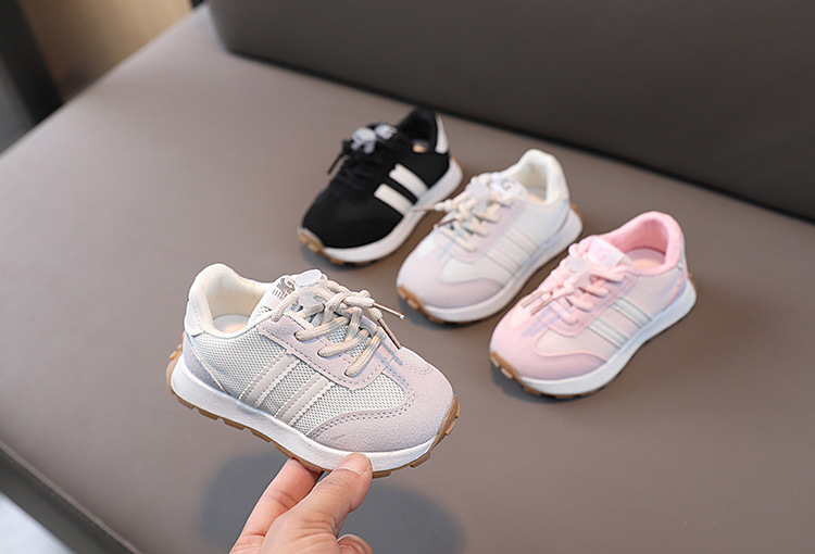 2023 Frühling und Herbst Atmungsaktive Kinder Casual Mädchen Sport Leichte Herren Laufschuhe Vorschule Baby Net_voghion.com