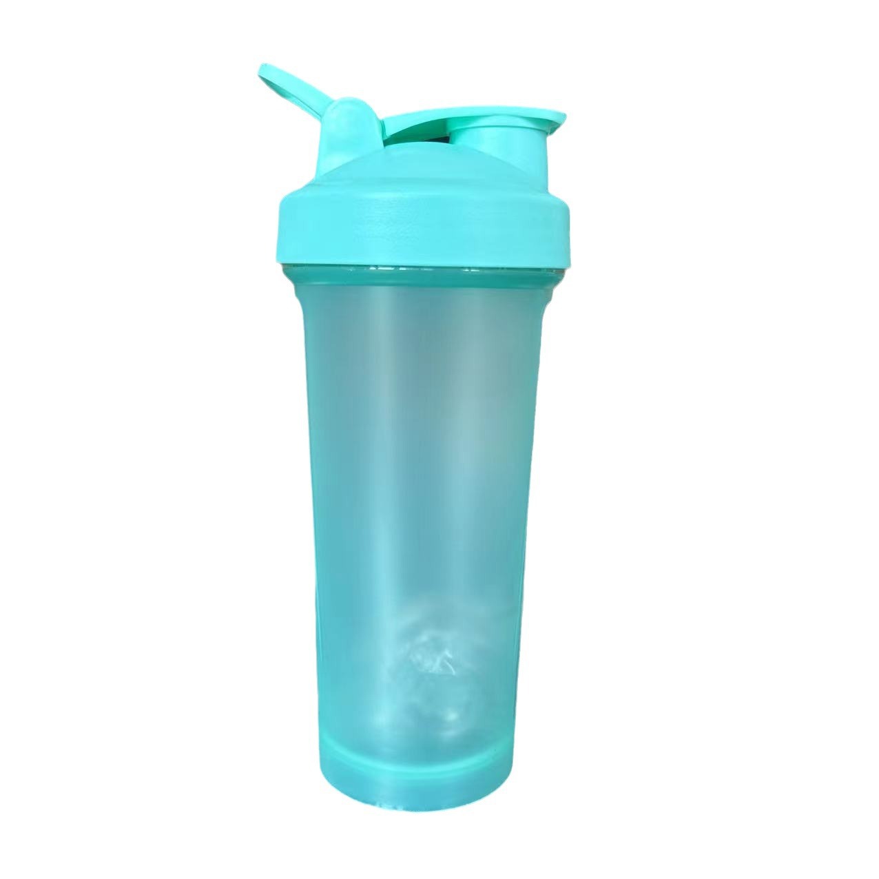 600ml de plástico agitador taza de proteína en polvo taza de batido de leche taza de agua deportiva de fitness portátil logotipo de la taza agitador suministro directo de fábrica