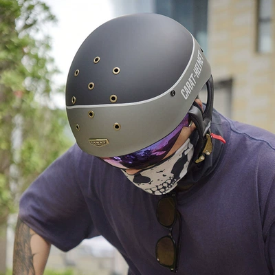 Motosiklet kaskı (dəbilqə) Helmet Breathable Cruising Helmet