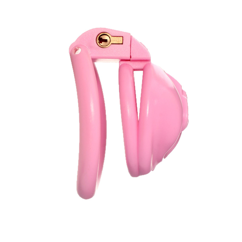 Bloqueo de castidad de los hombres bloqueo de cb juguete alternativo color rosa abstinencia de los hombres pseudo-madre salir de vestir suministros BDSM al por mayor