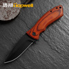 Factory direct selling color wood handle folding knife 3CR13 outdoor defense tactical knife hunting wild for folding knife