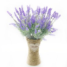 盆景插花薰衣草 單支植絨薰衣草植毛薰衣草田園風格把花 婚慶裝飾