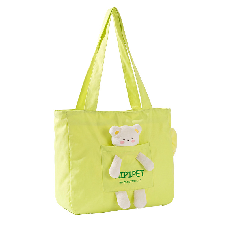 Primavera y verano muñecas estereoscópicas de dopamina tote bolsa de gato respirable bolsa de perro bolsa de salida bolsa de hombro para perros pequeños y medianos cuatro estaciones