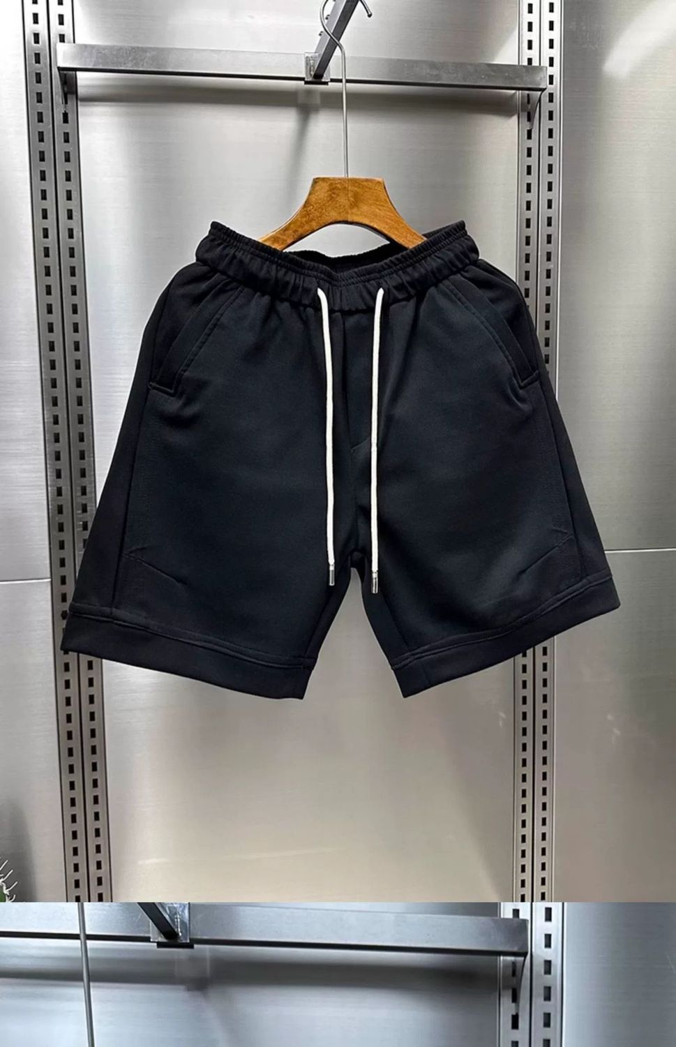 Herren Shorts Einfarbig Gerade Geschnitten Für Sommer Und Strand_voghion.com