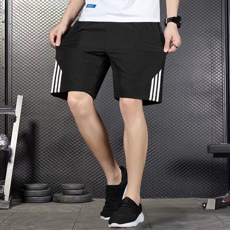 Shorts Men's Shorts Summer Thin Quick-Drying Trendy Outer Wear Running Casual Mid-Pants Loose Sports Beach Pants