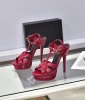 Red patent leather