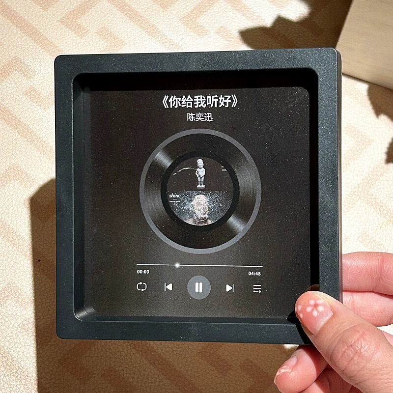 歌う音楽冷蔵庫マグネットフォトフレームビニールレコード、カップル、友人、親友向け|undefined