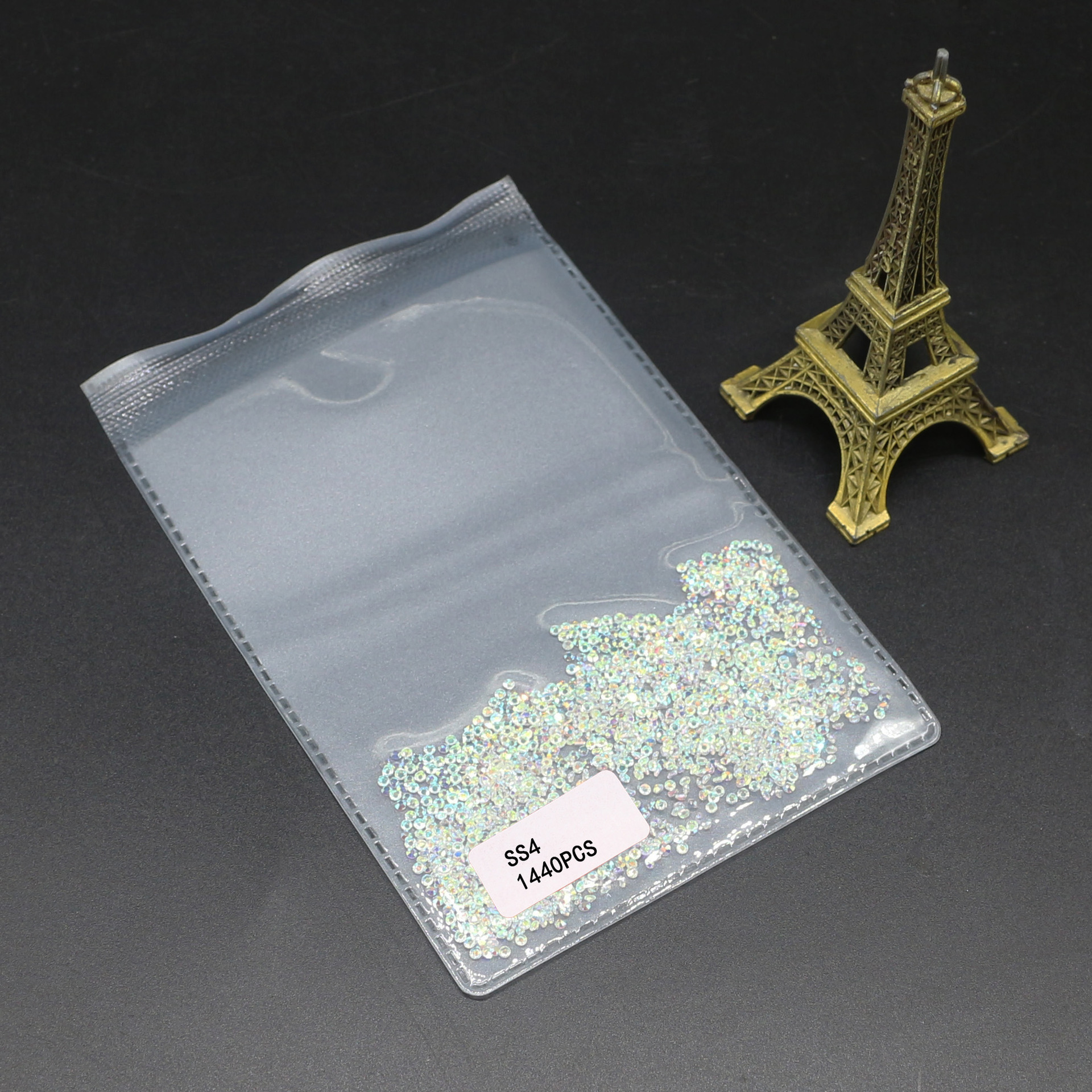 Diamantes de imitación grandes en forma de abanico SS4AB, diamantes sueltos transparentes, diamantes de fondo plano, circonitas iridiscentes, diamantes de imitación de cristal brillante para decoración de uñas