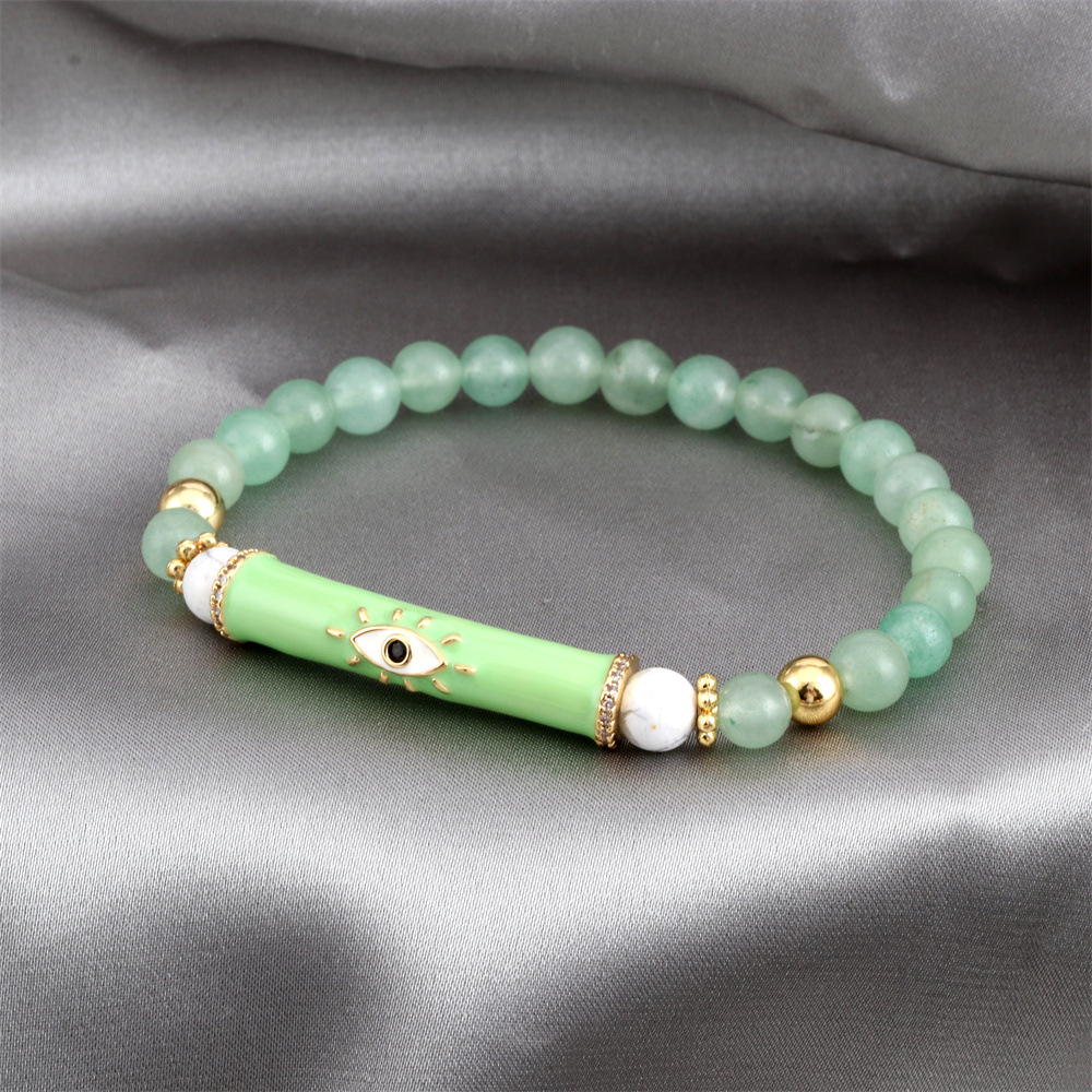 Fashion Eye Copper Enamel Bracelets 1 Piece