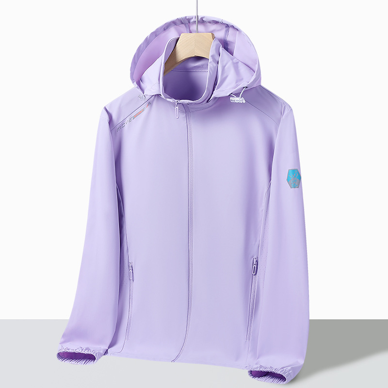 Ropa de protector solar de hielo de nylon para parejas de hombre y mujer, ropa de piel elástica de hielo, piel transpirable anti-UV de verano