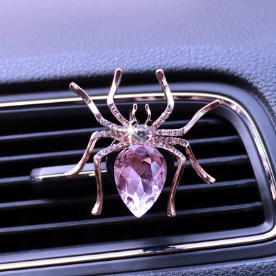 Car Spider perfume car Car Perfume Aromatherapy - pink-spider-plastic-groove-outlet
