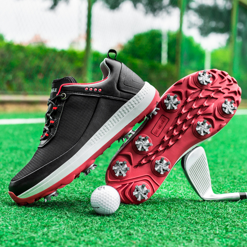 야외 운동화 2022 골프 신발 남성 신발 캐주얼 스포츠 운동화 신발 끈 스터드 신발 골프 신발