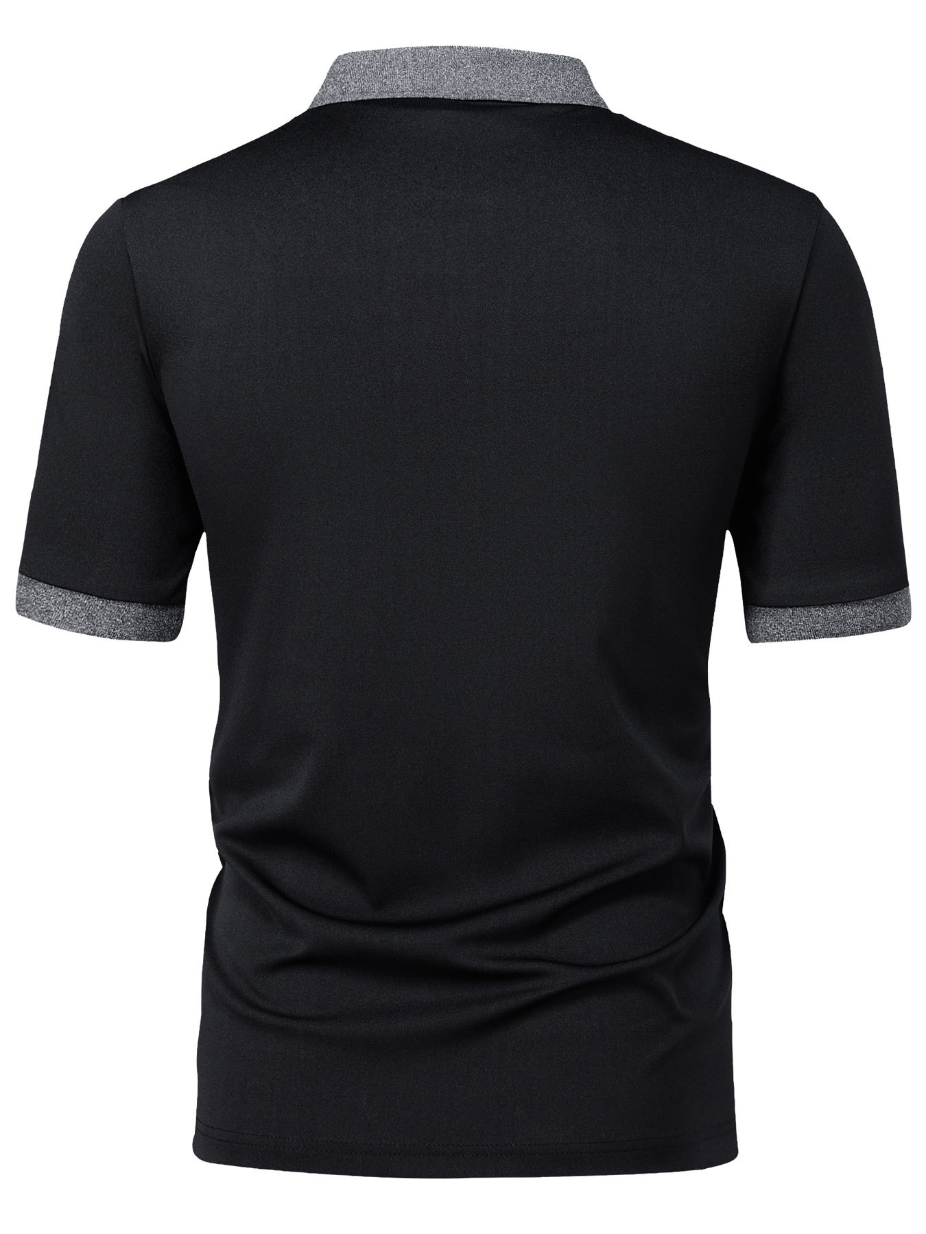 Zipper Polo Shirt Men's Top Summer Edition_voghion.com