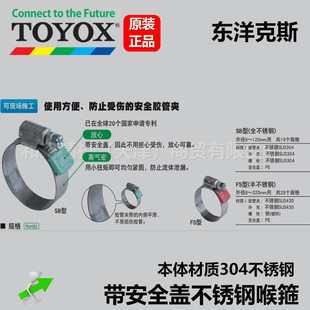 TOYOX 304 stainless steel throat hoop complete specifications original straight hair