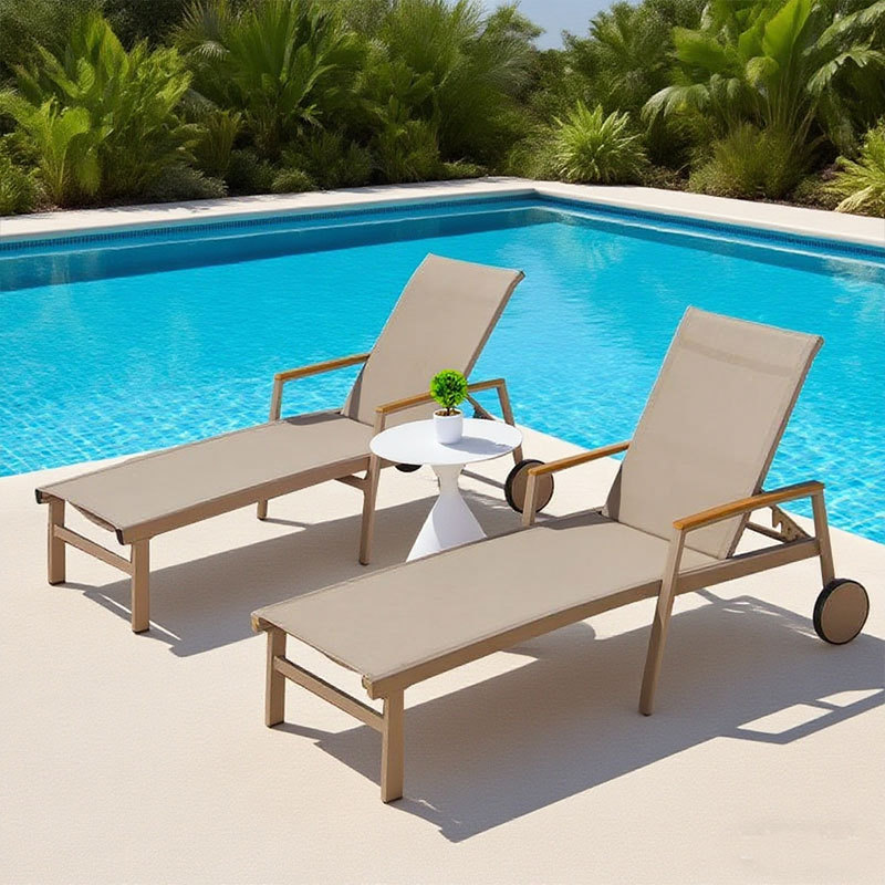 Cama al aire libre sillón junto a la piscina sillón al aire libre balcón terraza terraza sillón de playa impermeable