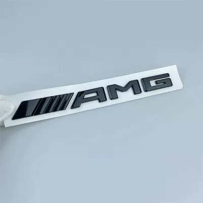 Car logo, black tail emblem CLA35 CLA200 - standard-amgglossy-black