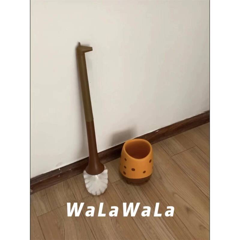 キリン便器ブラシ家庭用トイレ小鹿高颜値かわいいクリエイティブアニメ死角のない柔らかい毛トイレブラシ|undefined