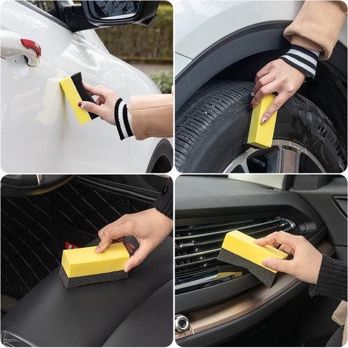 Car Multi-function Anti-blind Spot EVA Wiping Sponge Household Car Cleaning Sponge Car Cleaning Washing Tool