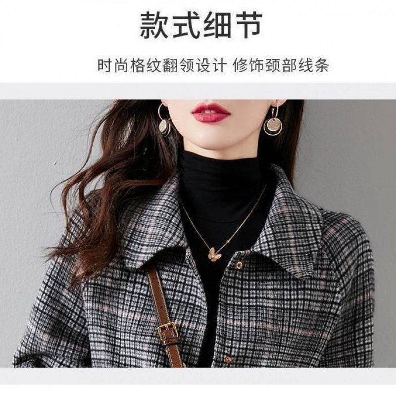 Шерстяная короткая элитная демисезонная куртка в стиле Chanel, коллекция 2023, корейский стиль, подросткам
