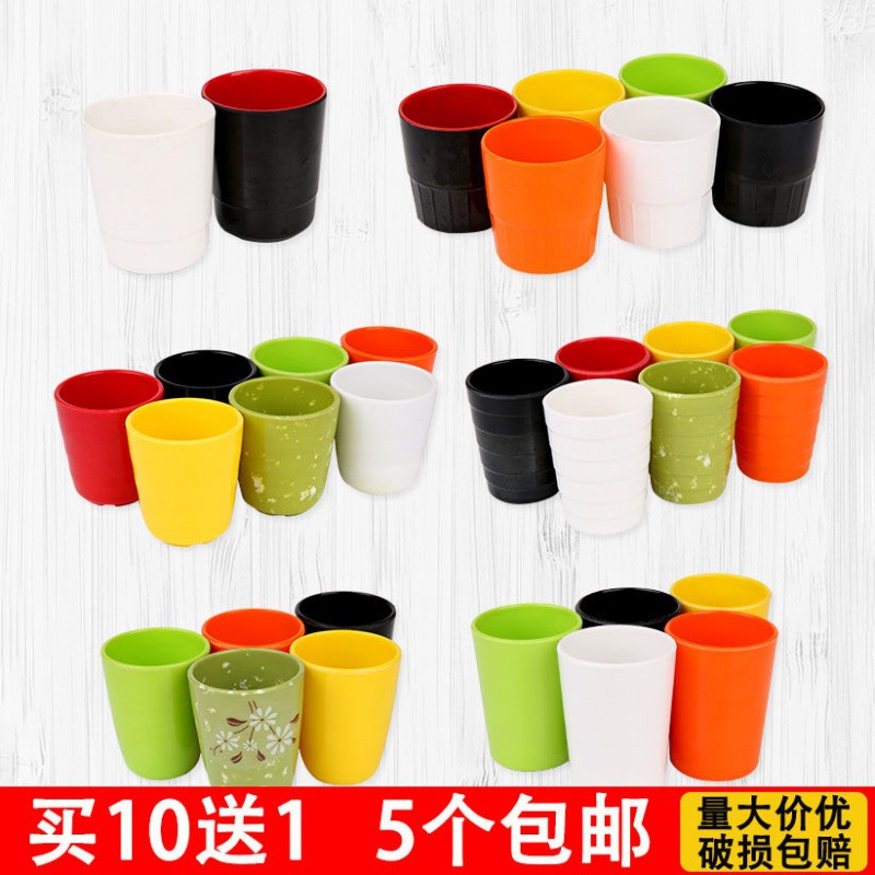 Melamine Water cup Plastic cups Hotel Restaurant colour Japanese Thread Cup household Fall Buffet teacup