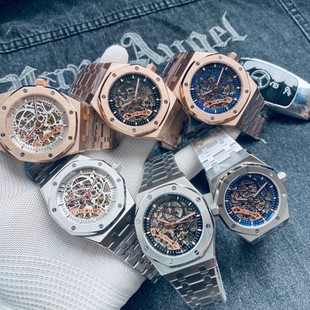 Foreign trade explosions Pejia factory direct wholesale AliExpress wish European and American men's hollow mechanical fashion watches