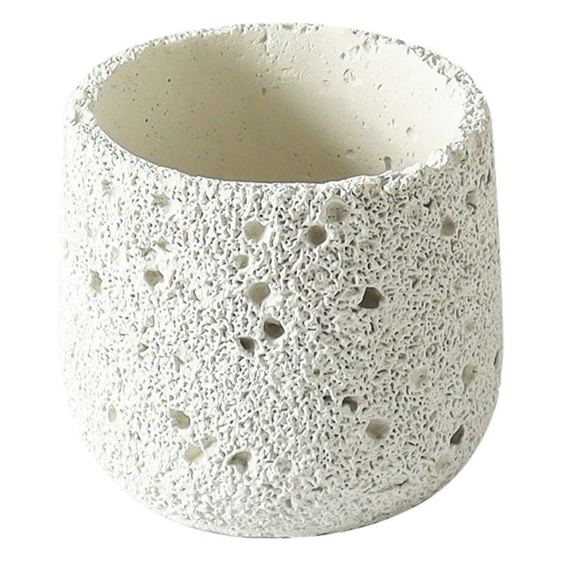 Shengyu Nordic ins Цементный цветочный горшок Простой персонализированный творческий имитация вулканического камня Домашнее мясистое растение в горшке Зеленое растение Цветочный горшок