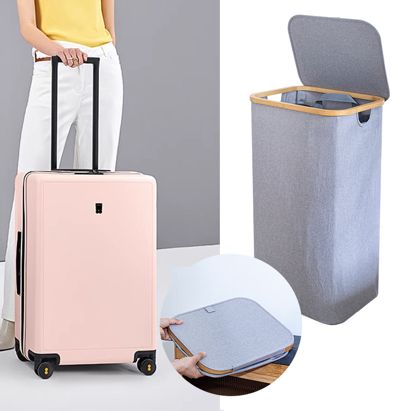 Cesta de ropa sucia Cesta de almacenamiento de ropa sucia simple Cesta de ropa sucia plegable japonesa para el hogar Cesta de almacenamiento de ropa impermeable