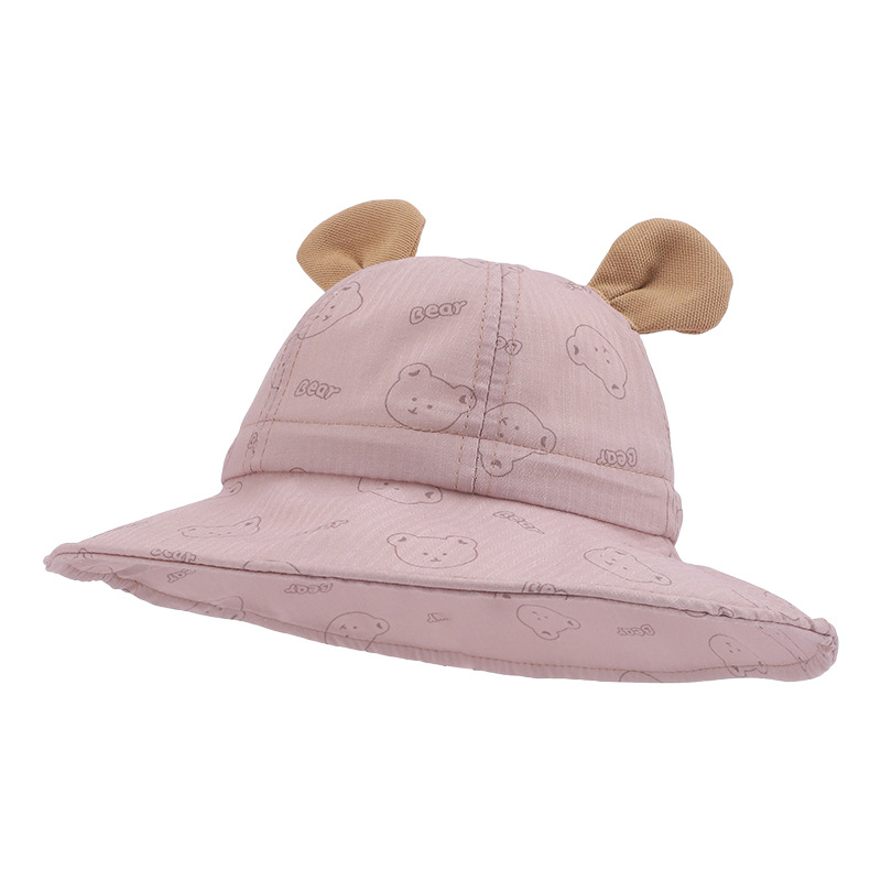 Baby pescador sombrero primavera y otoño lindo estilo coreano de protección solar al aire libre para niños y niñas sombrero transpirable gran gorra gorra