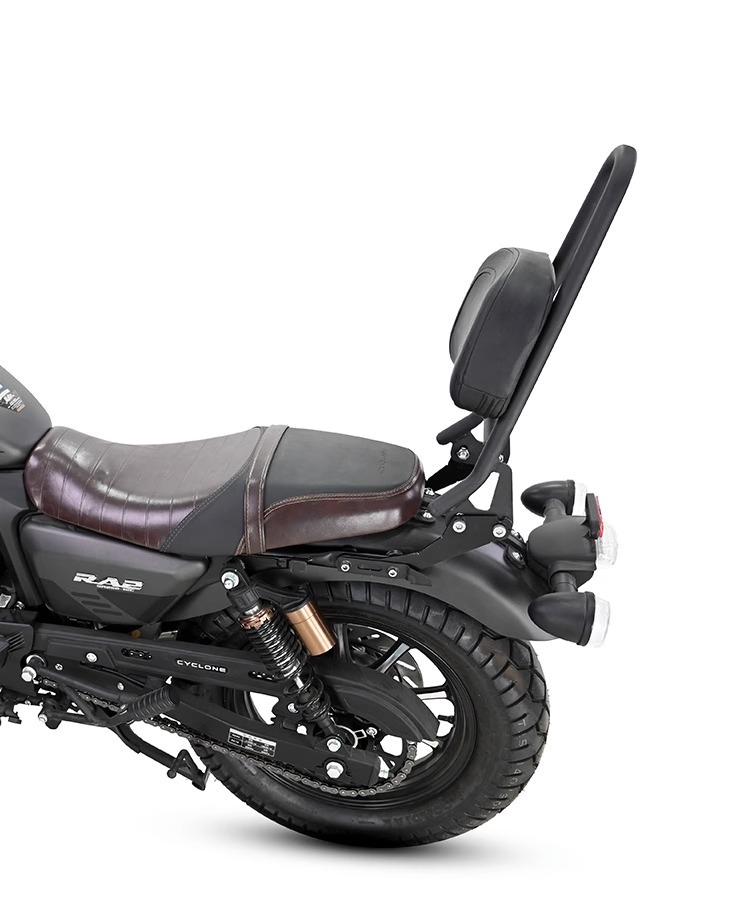 Muscle car Wolf suitable for saikelon RA2 backrest modified tail shelf tail rear tail frame curved bow backrest comfortable backrest