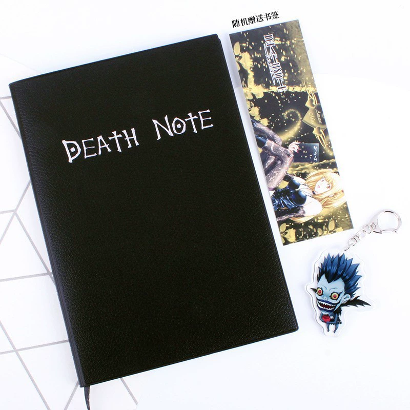 Notebook (Death Note) Replica, Quill Pen & Charms Set, A5-style Notebook, Multiple Kits