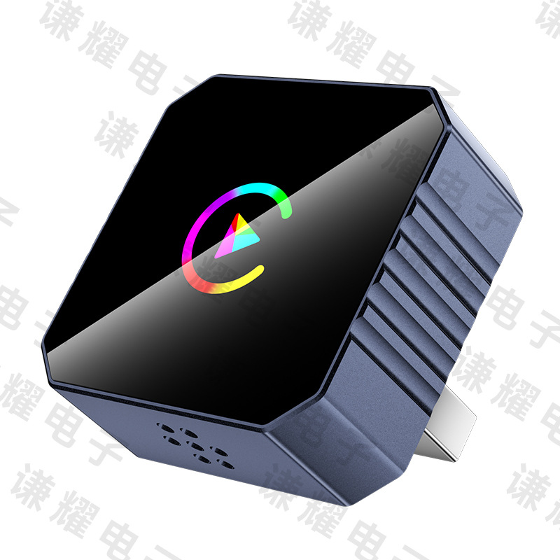Module, Qianyao Simsiz CarPlay və Android Auto - q1bv-sapphire-color-label-metalglass-android-auto-2-in-1-carplay-box-only-for-overseas-systems