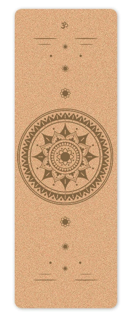 Коврик для йоги из корка, интенсивный, нескользящий, TPE, фитнес-пэдсы, тонкий экологичный коврик для йоги, оптовая поставка