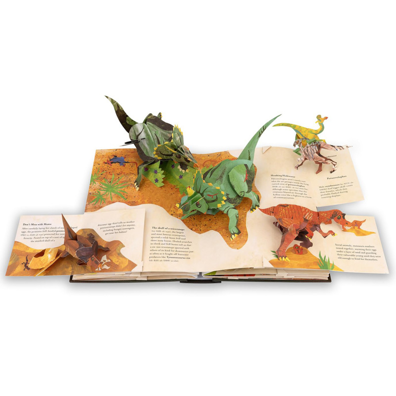 跨境新品3D Encyclopedia Prehistorica Dinosaurs 恐龙百科全书|undefined