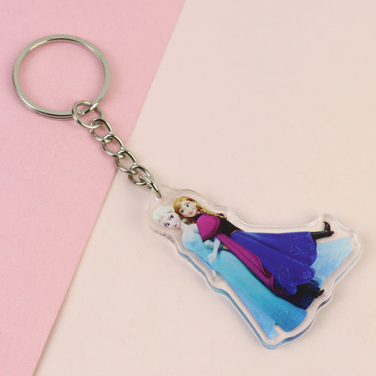 Frozen Princess Aisha Anna acrylic keychain in stock wholesale anime peripheral student schoolbag pendant
