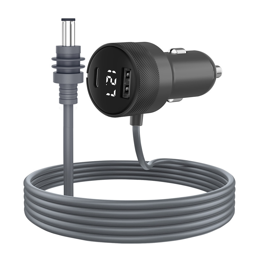 Digital Display Charger Pd Fast Charging-Dc Car Charging Cable Bw-12-F783 Car Cigarette Lighter Adapter 12V-24V