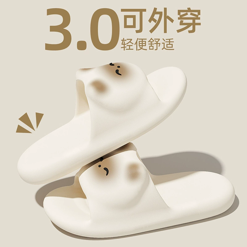 Сандалии для пар с героями мультфильмов для женщин, летние домашние домашние тапочки на мягкой подошве, нескользящие тапочки из ЭВА для мужчин, оптовая продажа