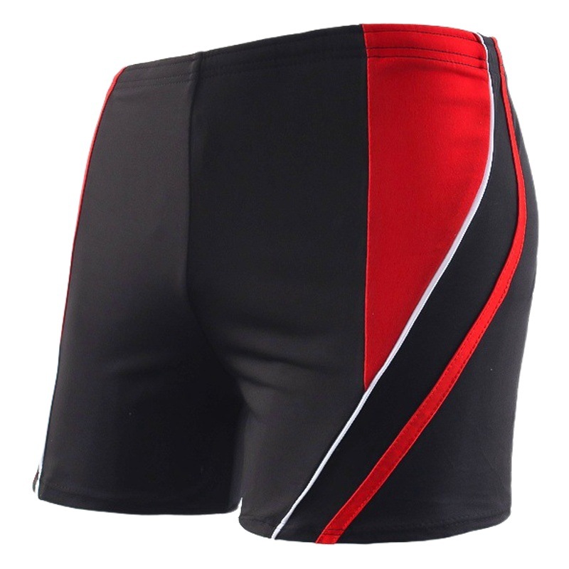 Swimming trunks plus size men's adult quick-drying loose fashion color matching beach hot spring vacation swimming trunks factory direct sales