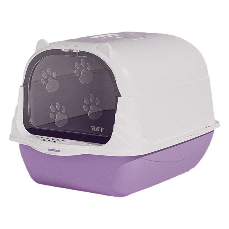 La caja de arena para gatos está completamente cerrada, el inodoro para gatos de gran tamaño, la caja de arena para gatos desodorante, la caja de heces para gatos extra grande, los suministros para mascotas